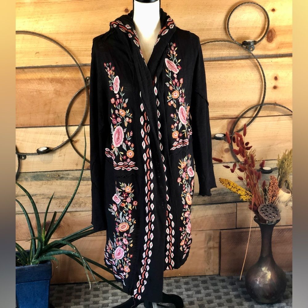 Hand Embroidered Hooded Robe